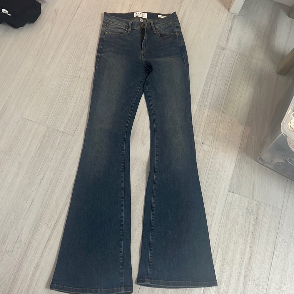 Frame denim le high flare size 24